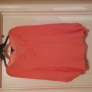Zac & Rachel XL Coral Blouse